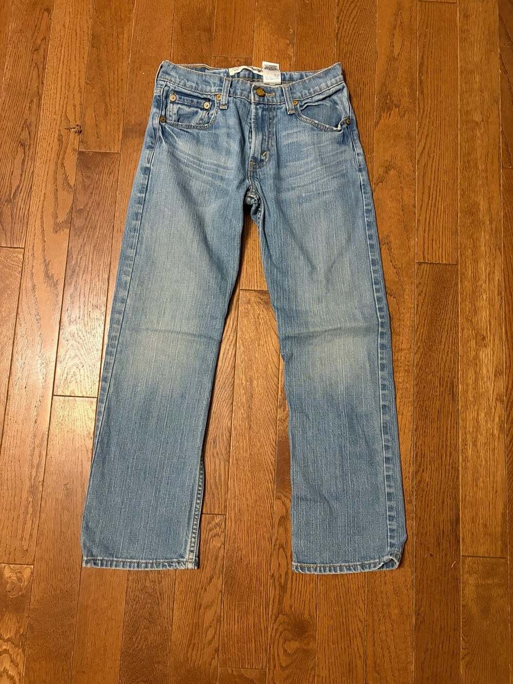 Levi's 514 Slim Straight Jeans Size 14 Regular Blue Denim